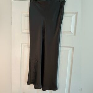 H&M Elegant Black A-Line Skirt